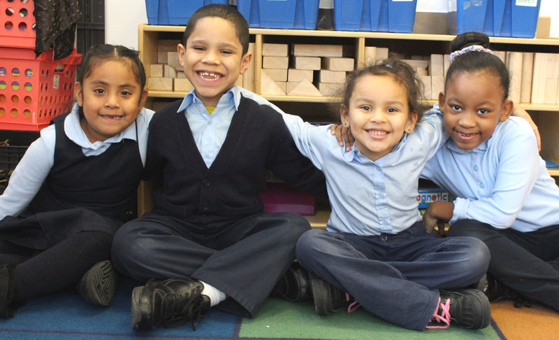 A group of students from Access Bronx Charter School.