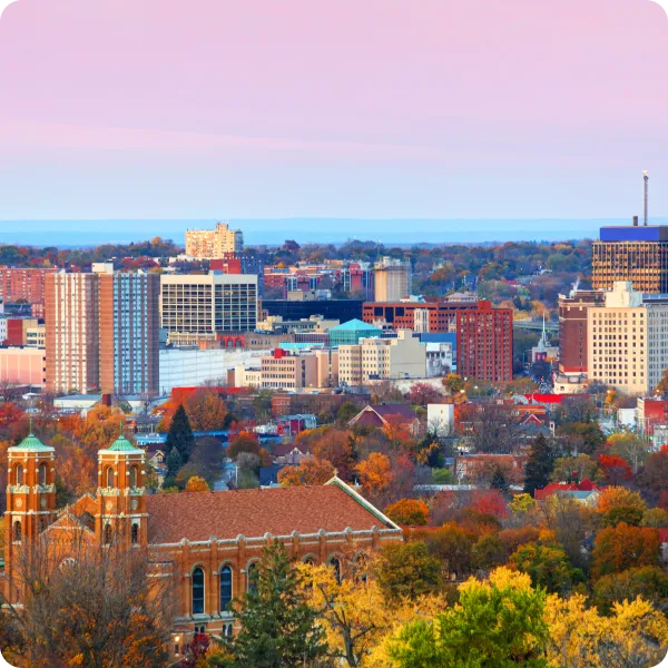 Albany cityscape.